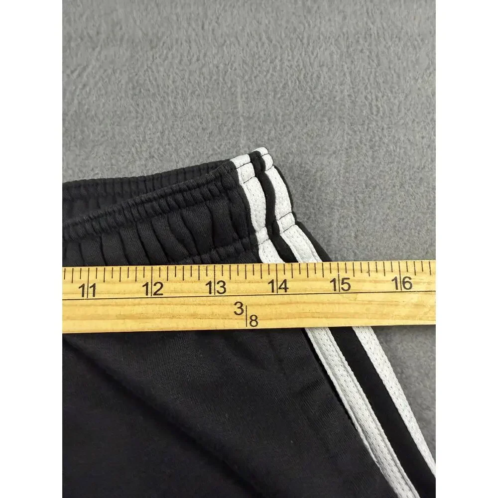 Adidas Men's Medium M Black White 3-Stripe Tiro Athletic Soccer Track Pants
